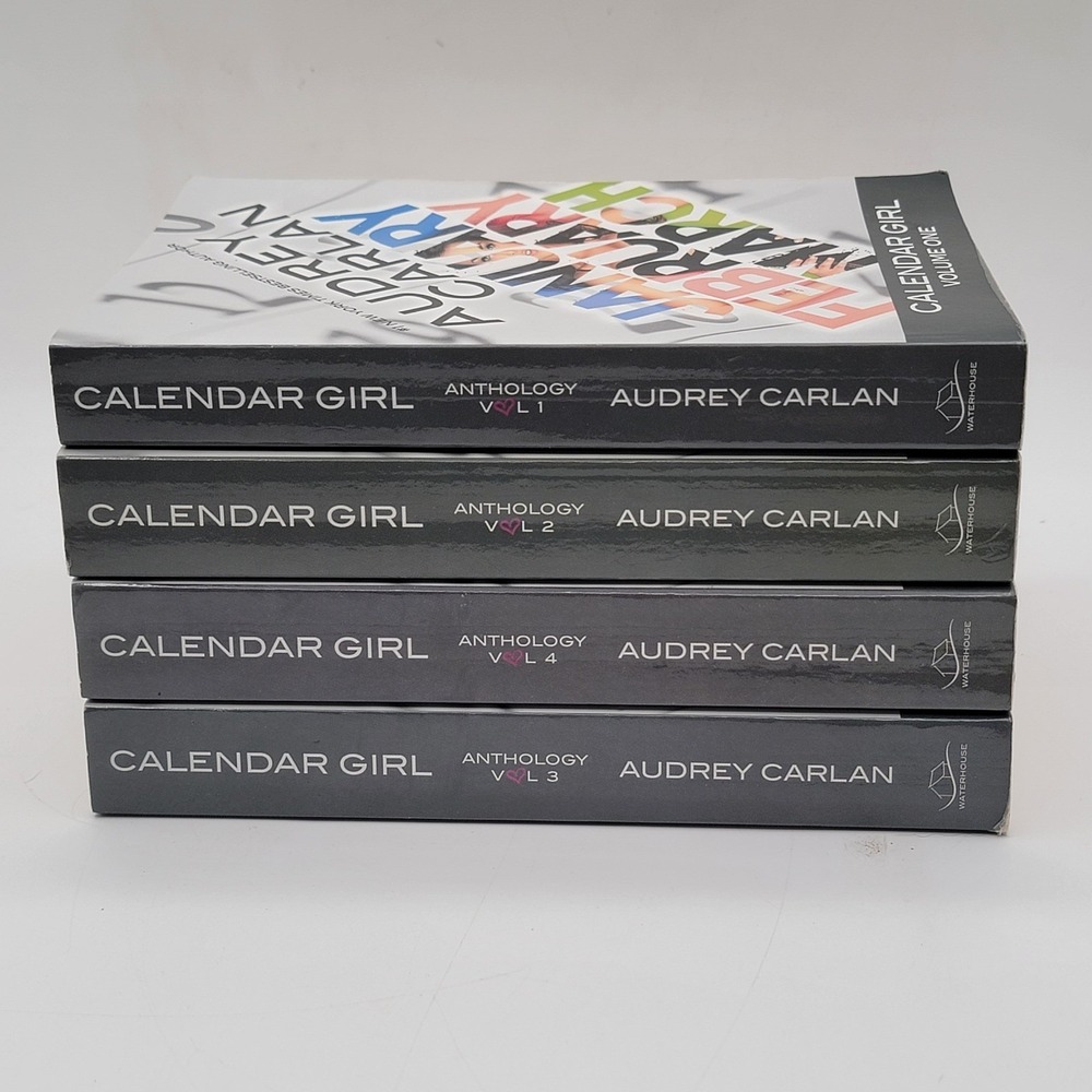 Audrey Carlan Calendar Girl Anthology Paperback‎ Vol 1-4 Complete Series Good